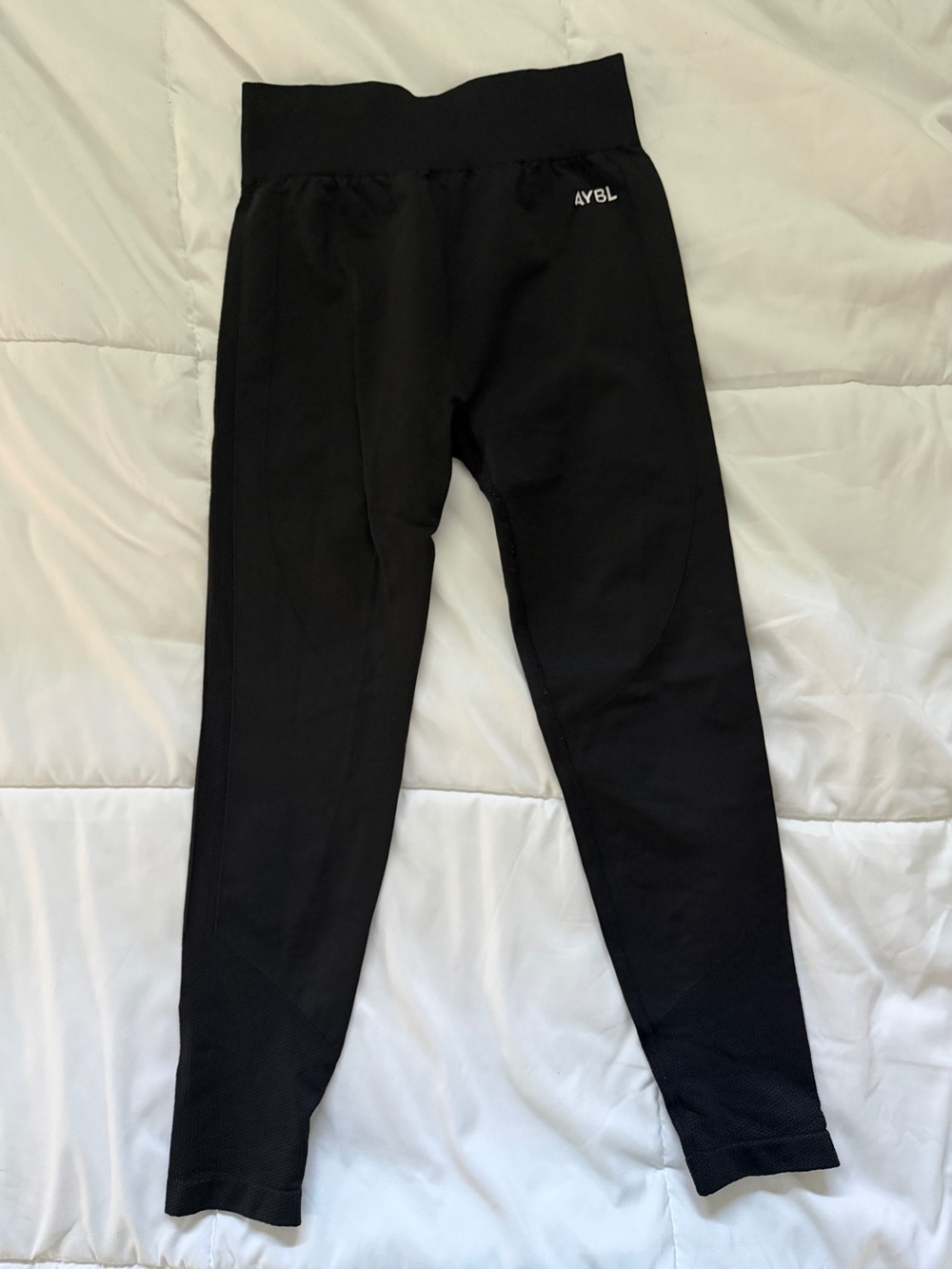 AYBL Black High-Waist Performance Leggings